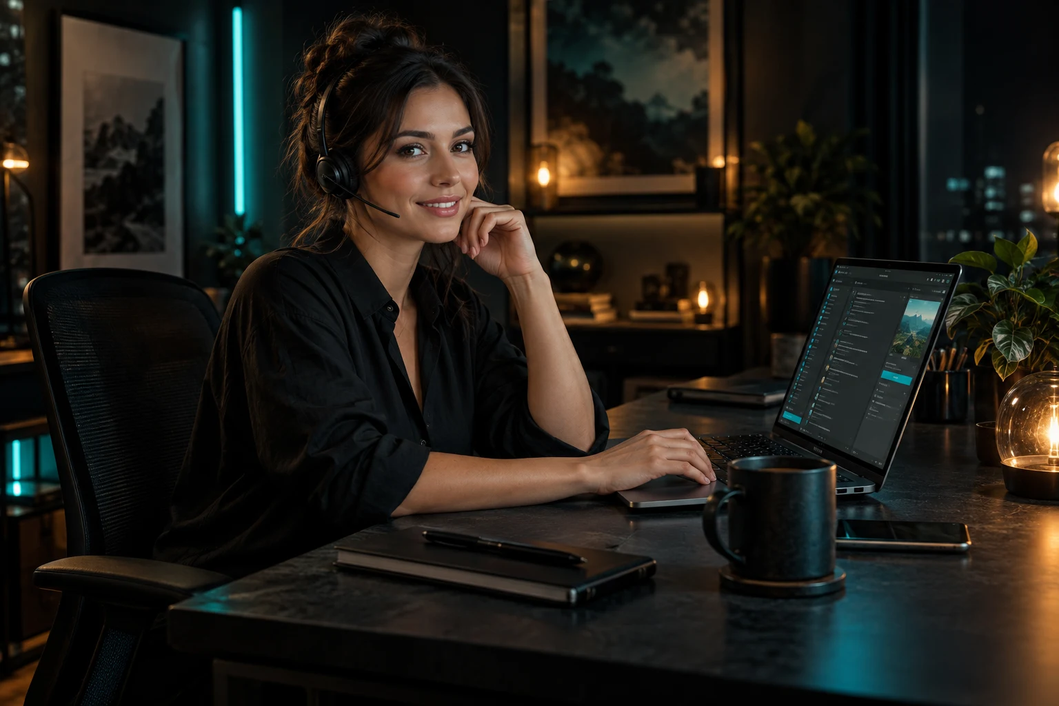 AI secretary handling calls, requests and business appointments